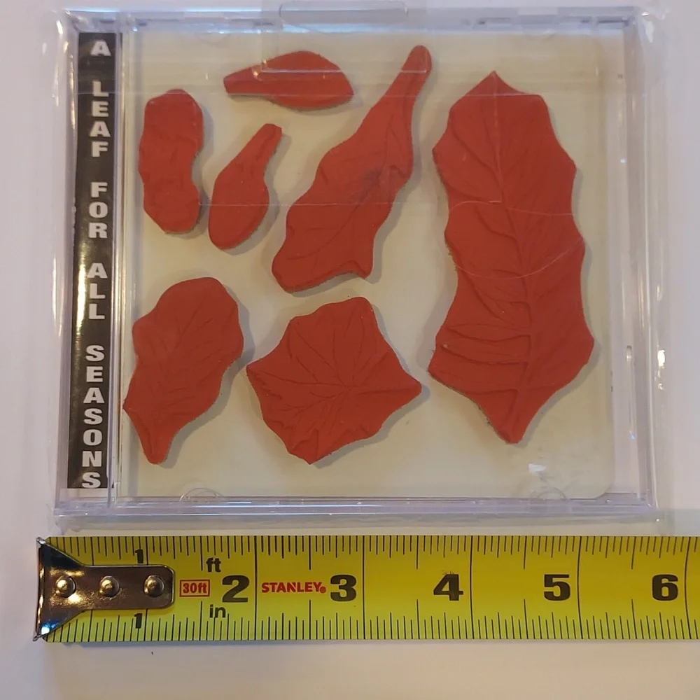 Rubber Stamps Leaf Pattern Leaves Stamp Set